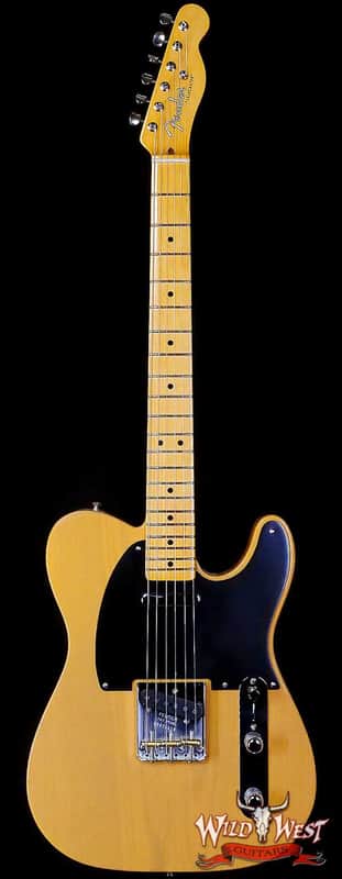 Fender American Vintage II 1951 Telecaster Ash Body 1-Piece Maple Neck Butterscotch Blonde image 1