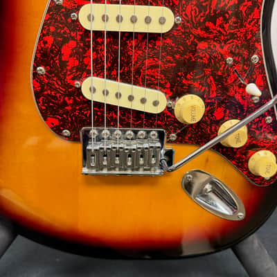 Used Squier by Fender Strat Stratocaster Electric Guitar image 8