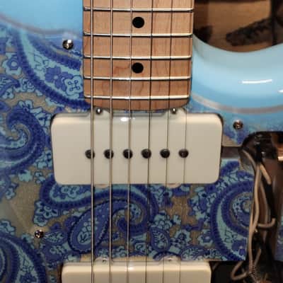 Jazzmaster Handcrafted Blue Paisley with Classic Fender Pickups Jazzmaster 2025 - High Gloss image 6