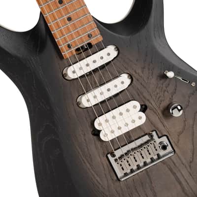 Cort X700OPBB X Series Electric Guitar - Open Pore Black Burst image 3