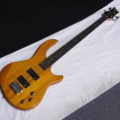 DEAN Edge 1 4-string BASS guitar NEW Amber w/ GIG BAG - Chrome Hardware image 3
