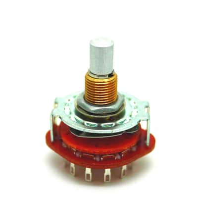 ALPHA ROTARY SWITCH 1 POLE 12 POSITIONS ES-345 GUITAR OR VARITONE FILTER CIRCUIT imagen 1