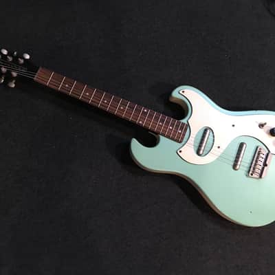 No.050426 DANELECTRO Double Cutaway Mint Green Very Good image 1