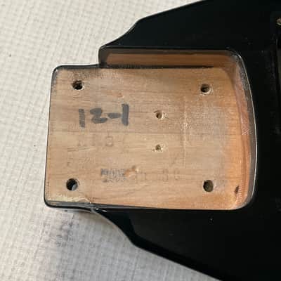 2000's MIJ Jackson RR3 RR Rhoads V Black Guitar Body Floyd Tremolo Ready image 7