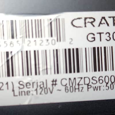 Crate GT30 1990's Black image 2