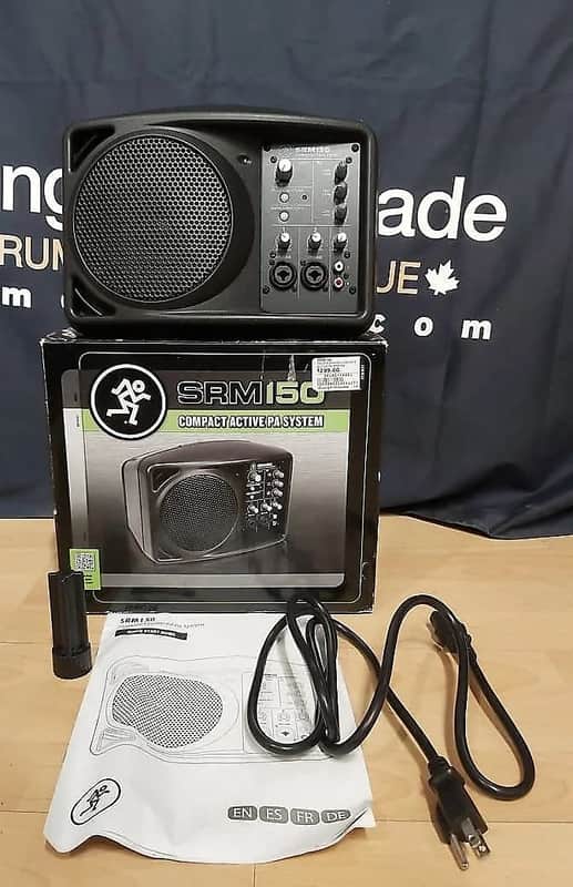 Mackie SRM150 150 Watt 3 Channel Compact Active PA System -MEGA-CLEAN!! ~in-box! -Shipping Included! image 1