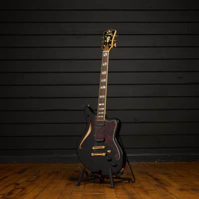 Deluxe Bedford SH - Offset Semihollow with Hardshell Case - Manufacturer's Sample - One of a Kind - Black image 2