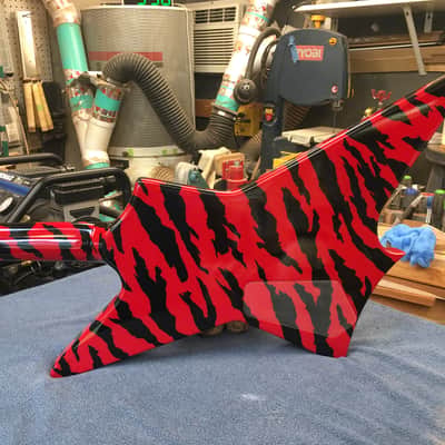 the "PROWLER-BAT" Bengal Edge Custom Guitar PRE-BUILD Hand Crafted In AMERICA by Black Diamond image 3
