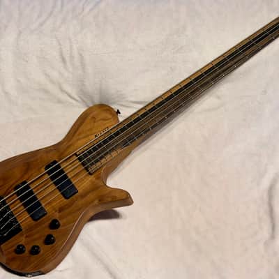 Kiesel Zeus 5 string bass guitar 2024 - Tung oil - natural wslnut
