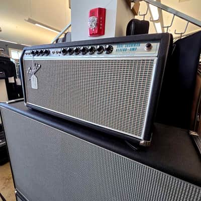 Fender 1968 Dual Showman Reverb TFL5000D 100-Watt Head with Two 2x15" Cabinets & Cases Mint image 3