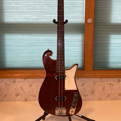 1960s Premier Multivox Scroll Bass "Mark Sandman"  2-String image 1