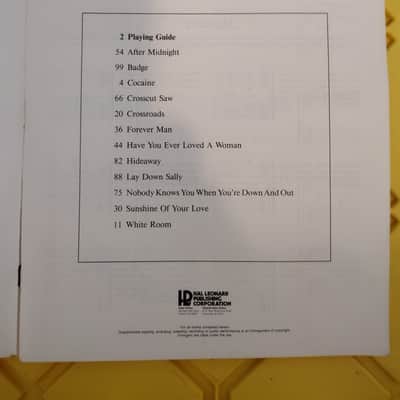 Eric Clapton - Best Of Sheet Music with Guitar Tab image 2