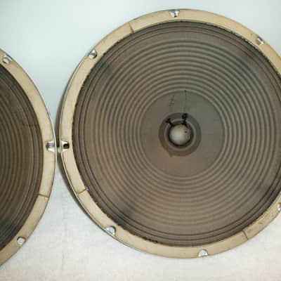 Pair of Oxford 465-817 Vintage 1960's Guitar Amplifier Alnico 12" inch 8 Ohm Speakers for Fender amp image 3