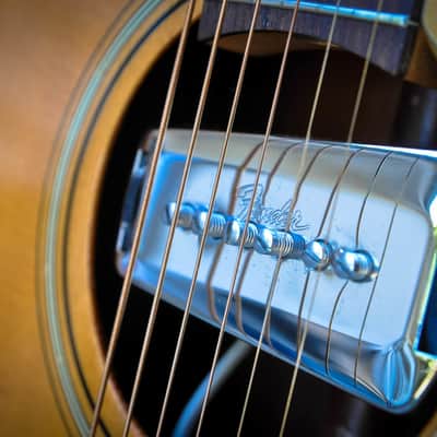 1969/1970 Fender Palomino "Johnny Cash" Broomstick w/ Ultra Rare Factory Soundhole Pickup image 13