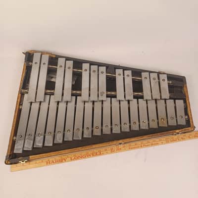 Ludwig Musser M645 Orchestra Bells Glockenspiel Carbon Steel Bars G-C 2.5 Octave image 8