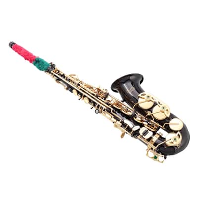 Glarry Student Alto Saxophone E Flat Brass Sax with Case, Black image 7