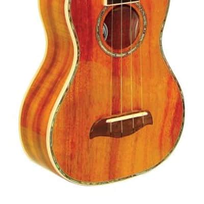 Oscar Schmidt OU5-R Concert Ukulele - Natural Koa (OU5K-A-U) image 2