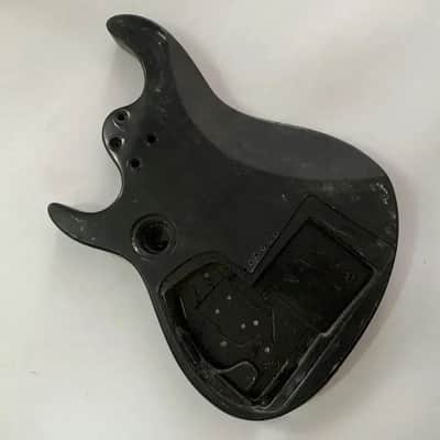 Black DIY Project HH Guitar Double Cutaway Body image 5