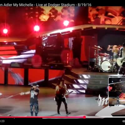 Frank Ferrer's Guns 'n' Roses, Steven Adler "Not In This Lifetime" Tour, DW Collectors 2010s - Silver Sparkle Lacquer. Complete Set! Signed by Whole Band!! image 8