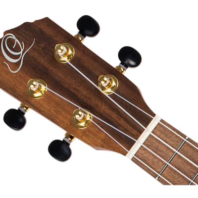 Ortega Guitars RUTI-CC-L Timber Series LH Concert Ukulele w/Bag - Natural image 4