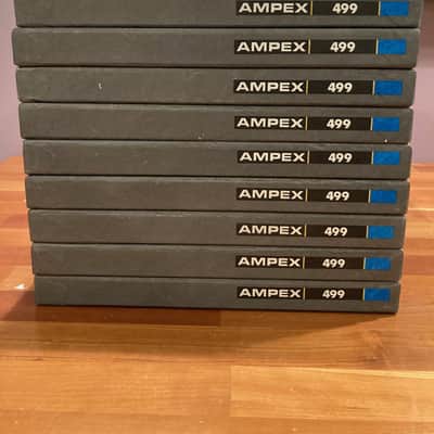 Single Reel of Ampex 499 Grand Master Gold 1/2" X 2500'- New & Unused in original box and unbroken wrapper from original owner- Stored in Climate-Controlled Professional Studio - (9) available image 3