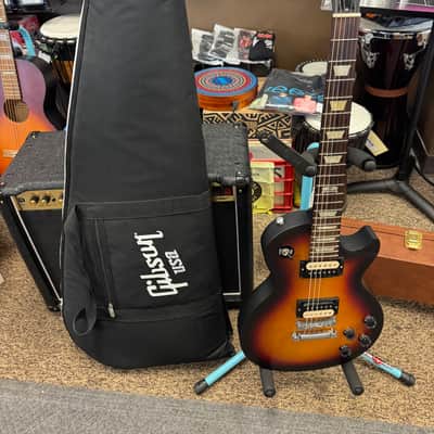 Gibson Les Paul LPJ 2014 - Fireburst Sunburst with Gigbag image 8