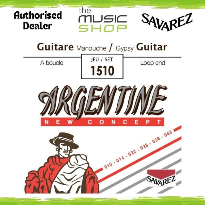 Savarez Argentine Loop End 10-45 Gypsy Jazz Acoustic Guitar Strings - 1510 image 1