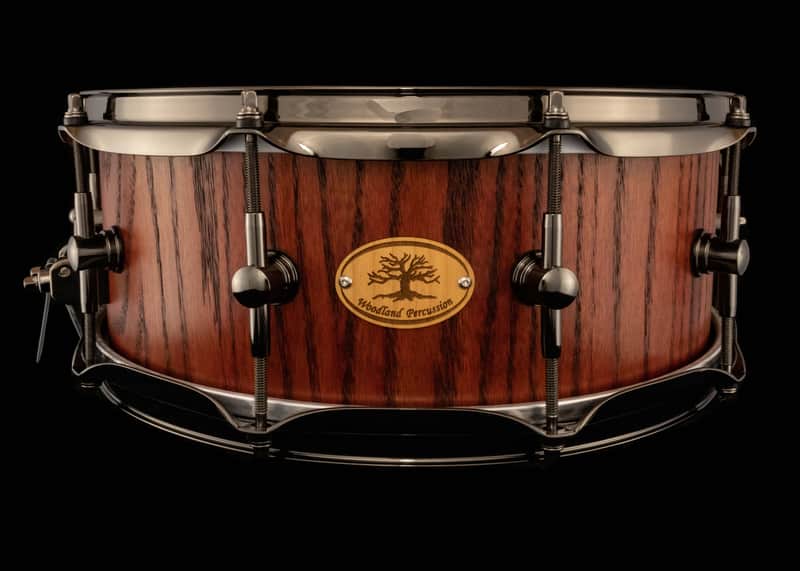 Woodland Percussion 14x5.5" Red Oak Stave Snare Drum image 1