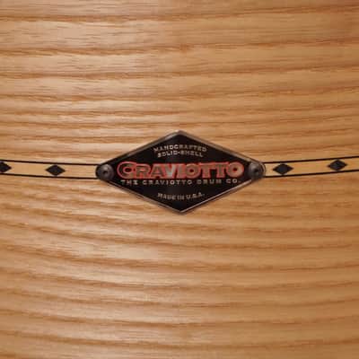 Craviotto 12/14/18/5.5x14" Ash Drum Set - 2015 image 11