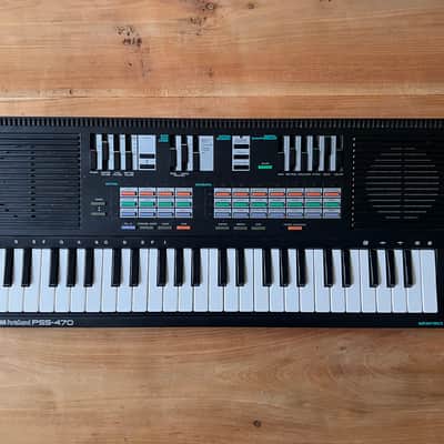 Yamaha PSS-470 Synthesizer 1987 - Black