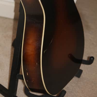 1930s -70s vintage USA Dobro resonator slide guitar nice square neck National with case image 18