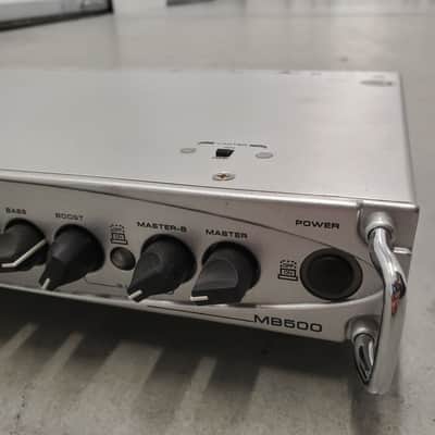 Gallien-Krueger MB500 500-Watt Ultra Light Bass Head 2010s - Silver image 3