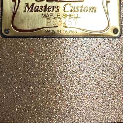 Pearl Masters Custom Maple 🍁 2000’s - Golden Bronze Glitter ✨ Lacquer image 3