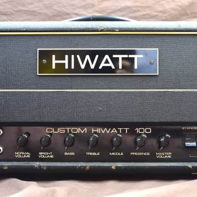 【offers welcome】CUSTOM Hiwatt SB-100 1980s Head Guitar Amplifier image 1