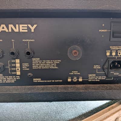Vintage 80's Laney Pro-Linebacker PL100 Reverb image 5