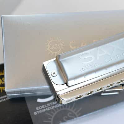 Seydel Saxony Solo Chromatic Harmonica, Key of Low D. New with Full Warranty! image 7