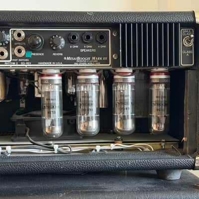 Mesa Boogie Mark III Simul-Class 3-Channel 75-Watt Guitar Amp Head - Green Stripe Bild 9