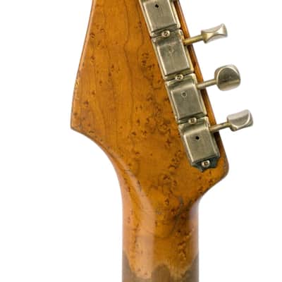 New Fender Custom Shop  Andy Hicks Masterbuilt '50s Stratocaster Heavy Relic Black/Violin Burst #R132336 image 6