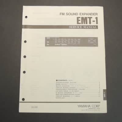 Yamaha EMT-1 Service Manual [Three Wave Music]
