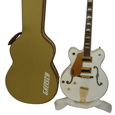 2022 Gretsch G5422GLH Electromatic Classic Hollow Body Double-Cut with Gold Hardware Electric Guitar, Left-Handed, Laurel Fingerboard, Snowcrest White w/ Case image 1