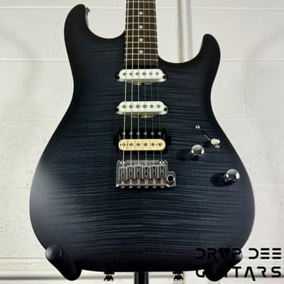 Schecter USA Custom Shop Sunset Custom-II HSS Electric Guitar w/ Case - Trans Black image 8