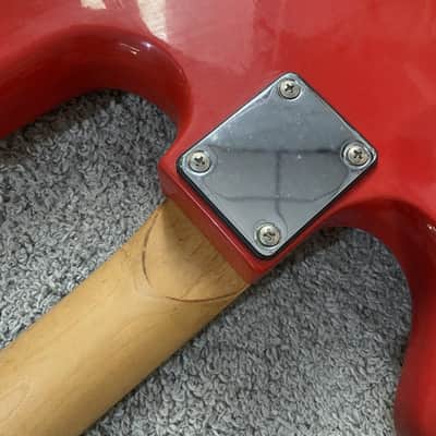 Red Dual Humbucker Electric Guitar, Basswood Body, Maple Neck, Rosewood Fingerboard image 7