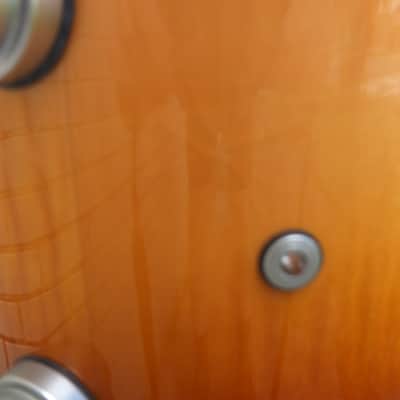 DW Collectors Series Exotic 2006 - Burnt Toast to Natural Fade w/ Satin finish Hardware image 6