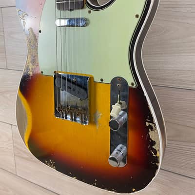 Fender Custom Shop 1960 Telecaster Custom Heavy Relic - Chocolate 3-Tone Sunburst image 9