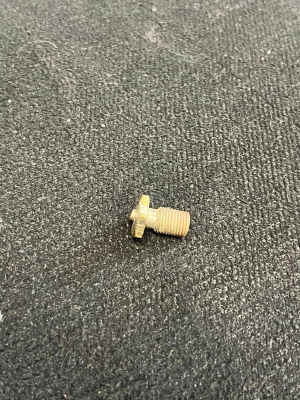 Hagstrom / Guild Bridge post height adjustment screw image 1