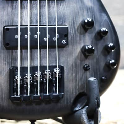 Ibanez SR605E Standard Black Stained Burst Nordstrand Big Break Pickups Electric Bass image 5