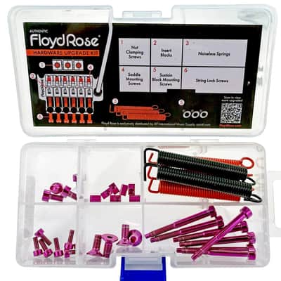 Genuine Floyd Rose Stainless Steel Hardware Upgrade Kit Light Purple - FRUK1-SS-LP