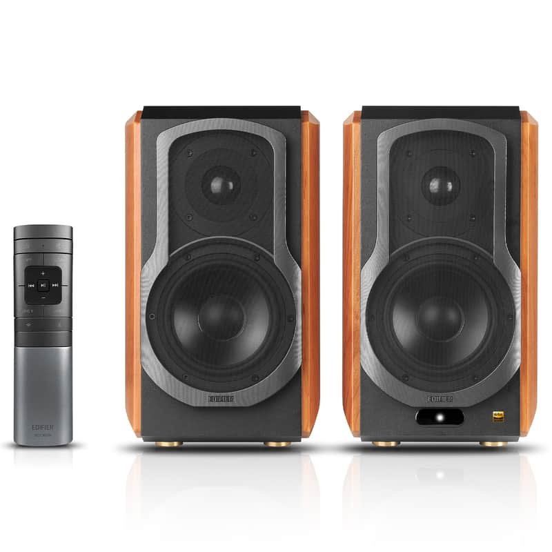 Edifier WiFi Audiophile Active Bookshelf 2.0 Speakers Wireless Hi-Fi Bookshelf Speaker image 1