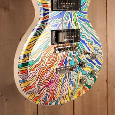 Eastwood  Sidejack  Bluesbender Custom art guitar -  Mosrite Tribute image 7