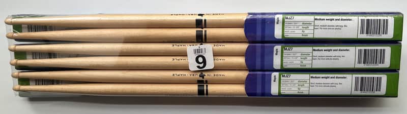 Pro-Mark MJZ-7 Maple "Jazz Café" Wood Tip Drum Sticks 2010s - Natural image 1